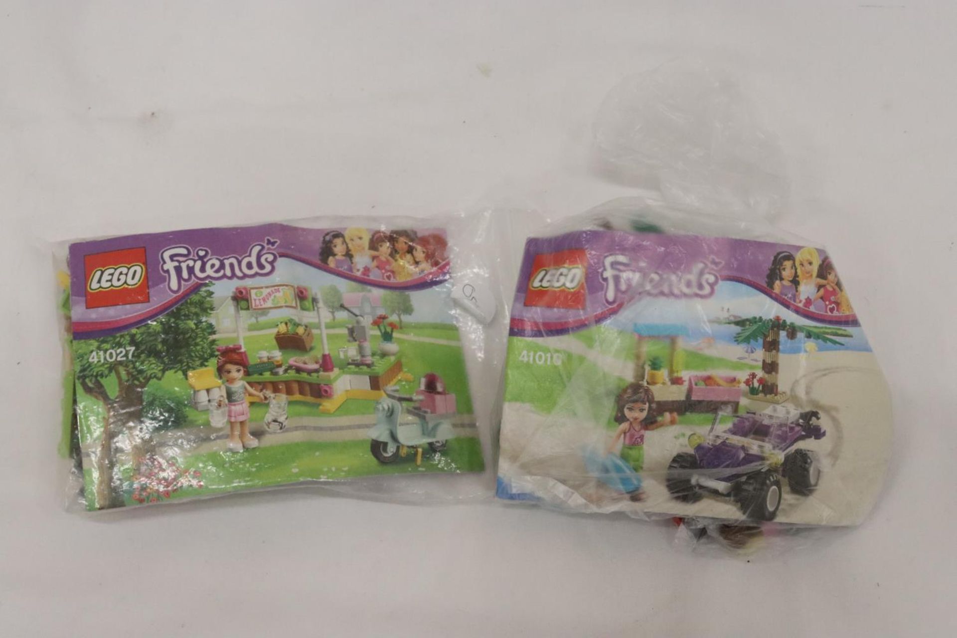 TWO LEGO 'FRIENDS' SETS, 41010 AND 41027, WITH INSTRUCTIONS