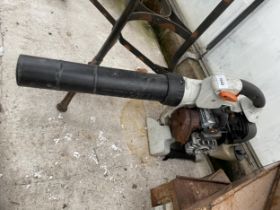 A STIHL PETROL LEAF BLOWER BOODY FOR SPARES AND REPAIRS