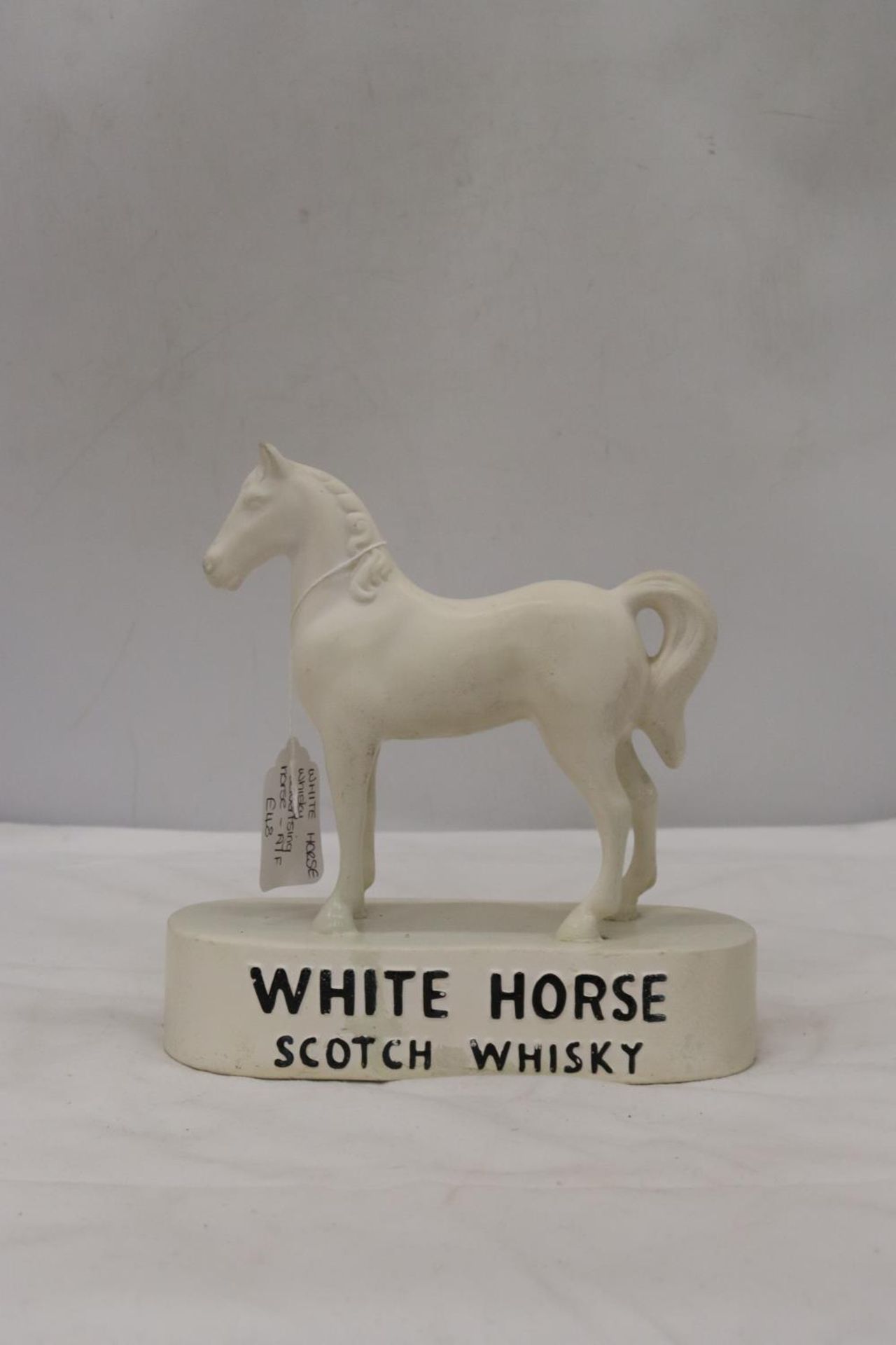 A KELSBORO WARE WHITE HORSE SCOTCH WHISKEY ADVERTISEMENT (A/F) - Image 2 of 6