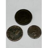 THREE GEORGE III COINS