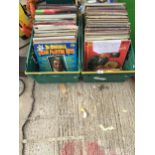 A LARGE QUANTITY OF LP RECORDS (APPROX 125 TOTAL)