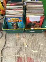 A LARGE QUANTITY OF LP RECORDS (APPROX 125 TOTAL)