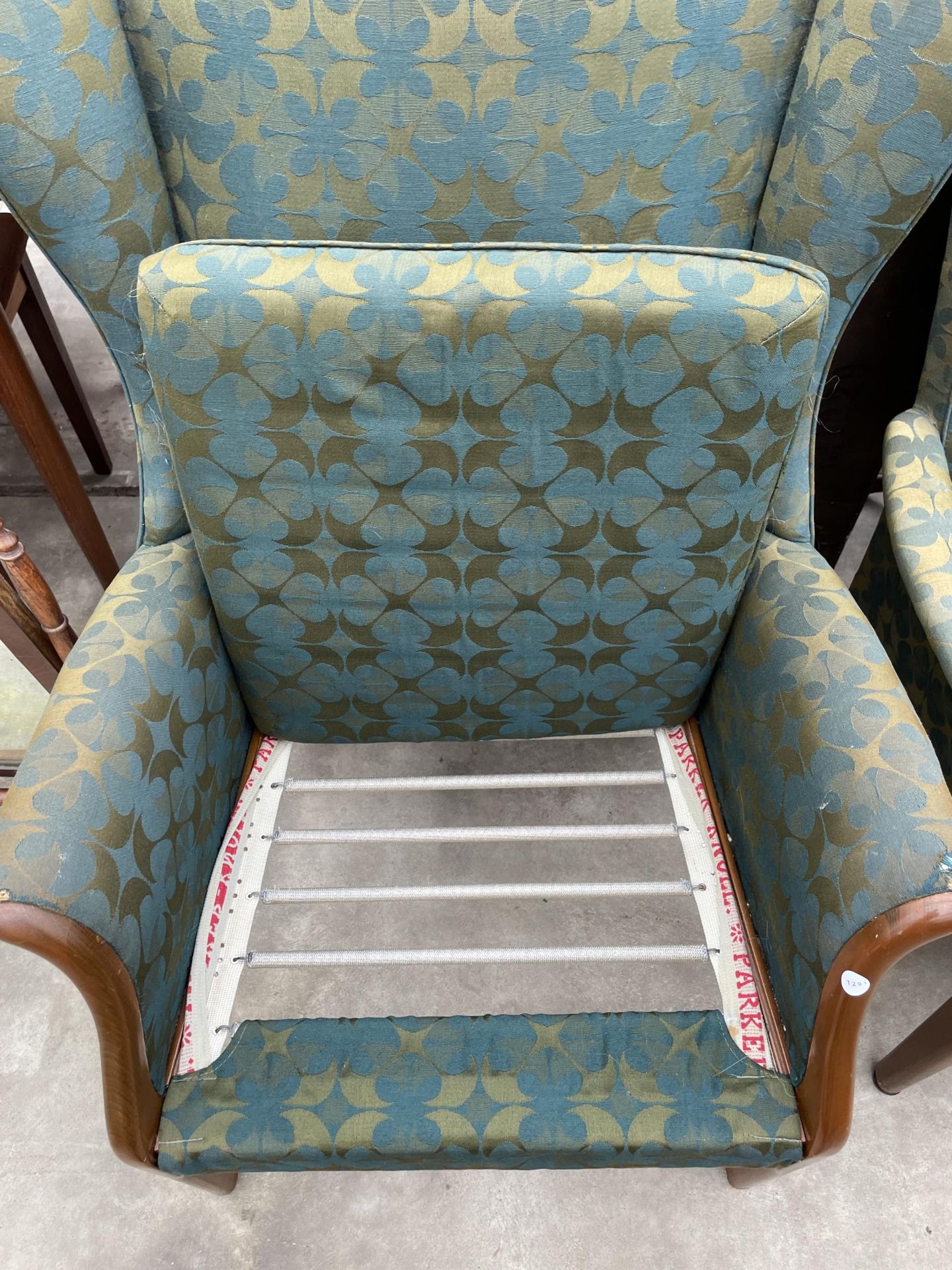 TWO PARKER KNOLL FIRESIDE CHAIRS, MODEL NO. P.K 740/1014 - Image 4 of 5