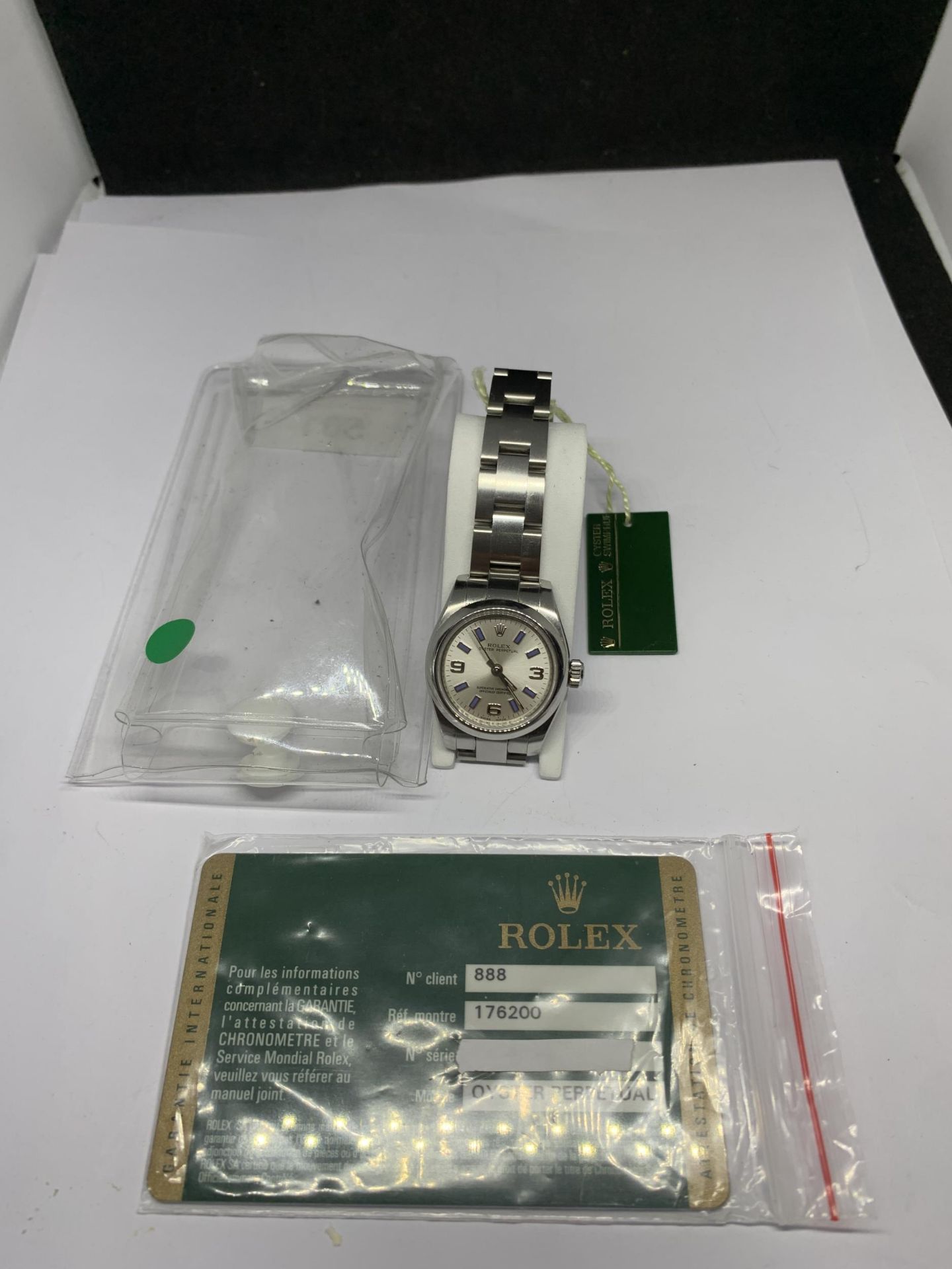 A ROLEX LADIES' DATEJUST WRISTWATCH, YEAR 2008, 26 MM STAINLESS STEEL, OYSTER BRACELET AND SILVER