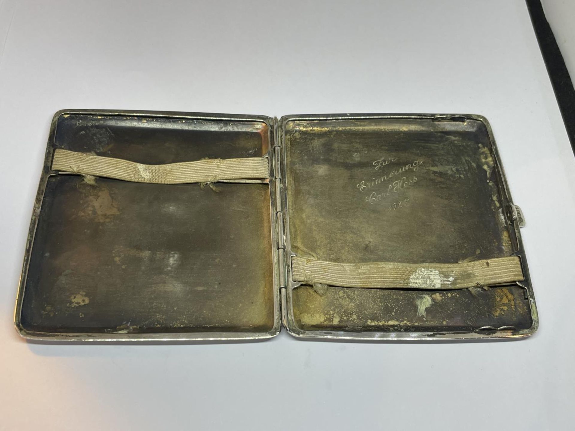 A MARKED 835 SILVER CIGARETTE CASE - Image 2 of 4