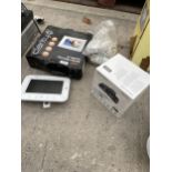 AN ASSORTMENT OF ITEMS TO INCLUDE A BABY MONITOR AND A TOSHIBA CAMERA ETC