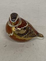 A ROYAL CROWN DERBY CHAFFINCH