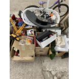 AN ASSORTMENT OF HOUSEHOLD CLEARANCE ITEMS