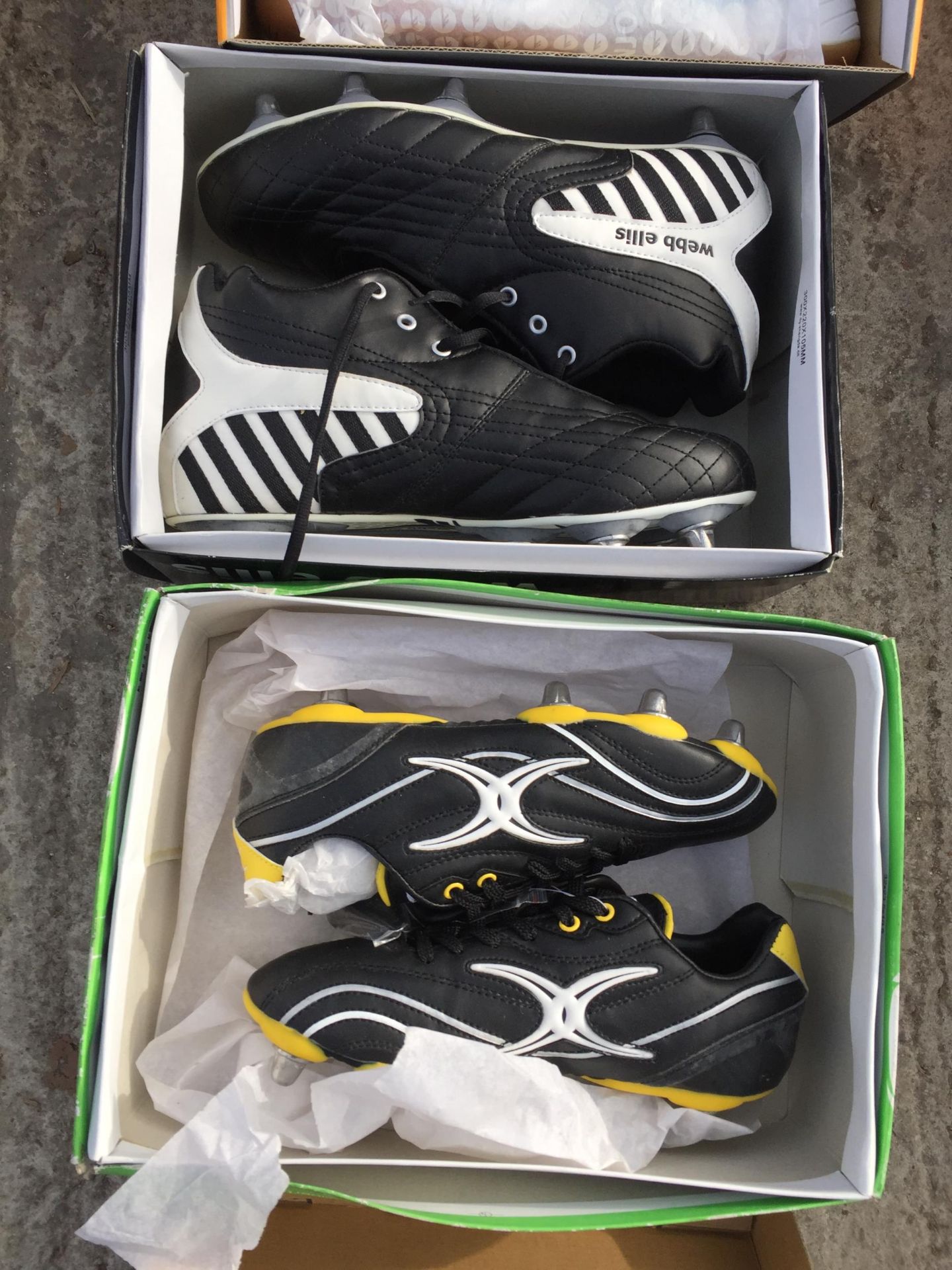 SIX PAIRS OF AS NEW AND BOXED SPORTS BOOTS AND TRAINERS - Image 2 of 4