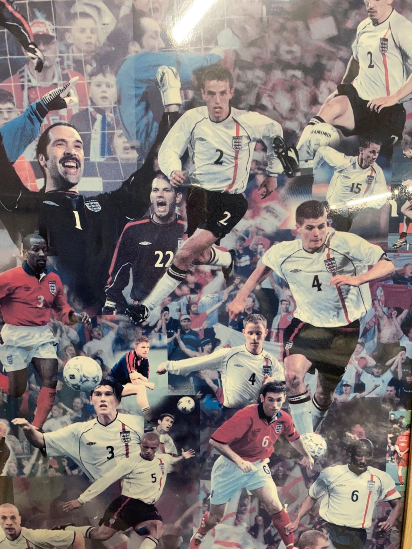 A MONTAGE OF ENGLAND FOOTBALLERS GERMANY 1 ENGLAND 5 - Bild 3 aus 3
