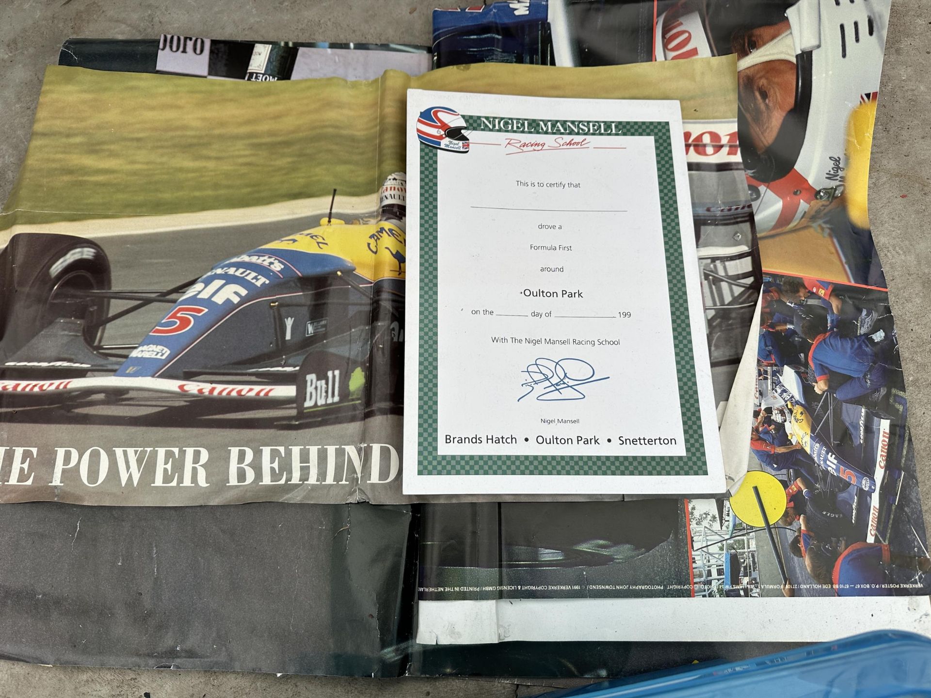 AN ASSORTMENT OF MOTORSPORT ITEMS TO INCLUDE PROGRAMMES AND POSTERS ETC - Image 4 of 4