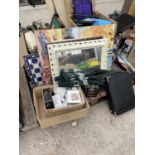 AN ASSORTMENT OF HOUSEHOLD CLEARANCE ITEMS