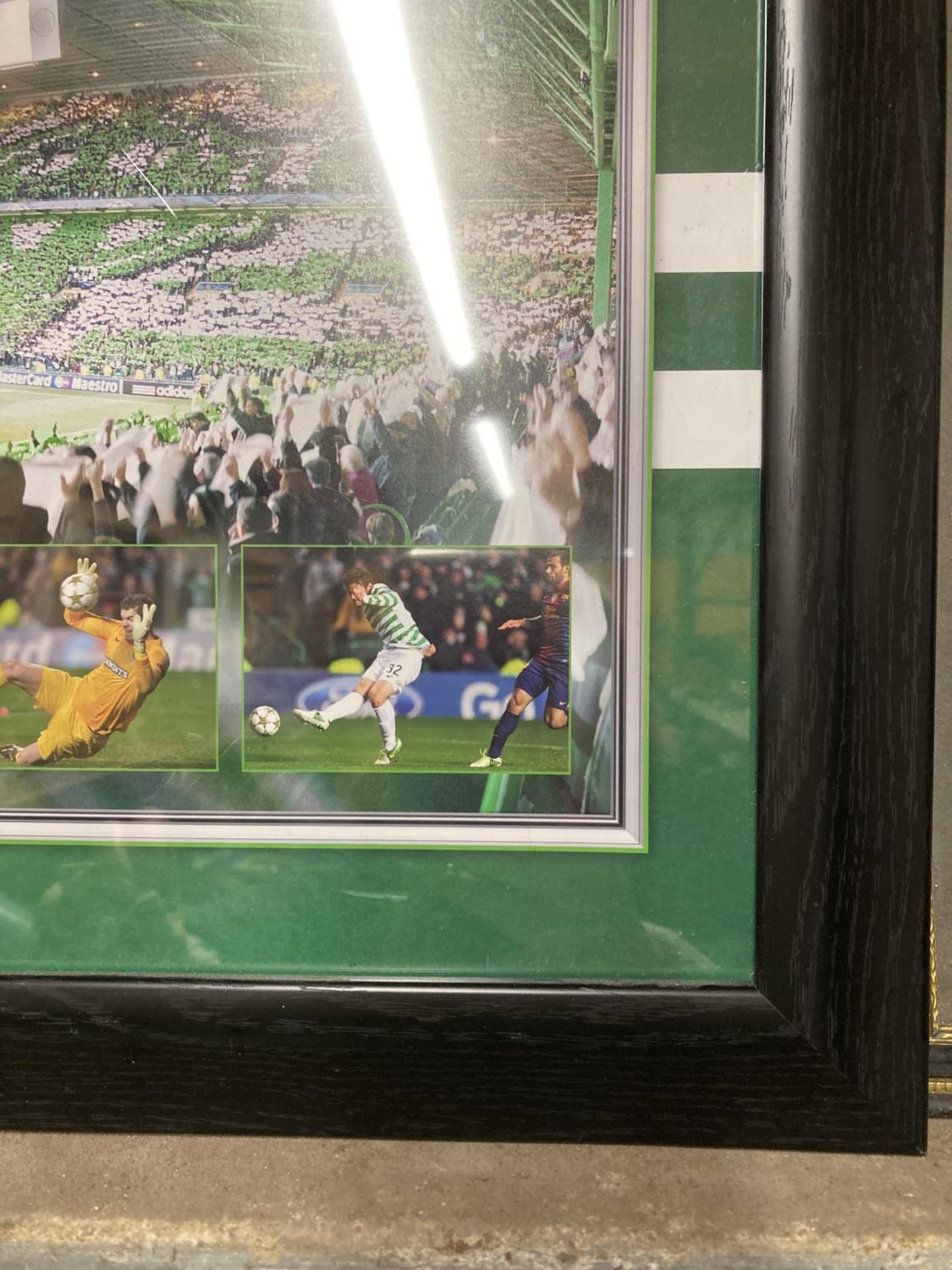 A FRAMED CELTIC V BRACELONA 125 YEARS CELEBRATION - Image 3 of 3