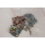 A LARGE QUANTITY OF PANDORA STYLE BEADS, SOME MARKED 925