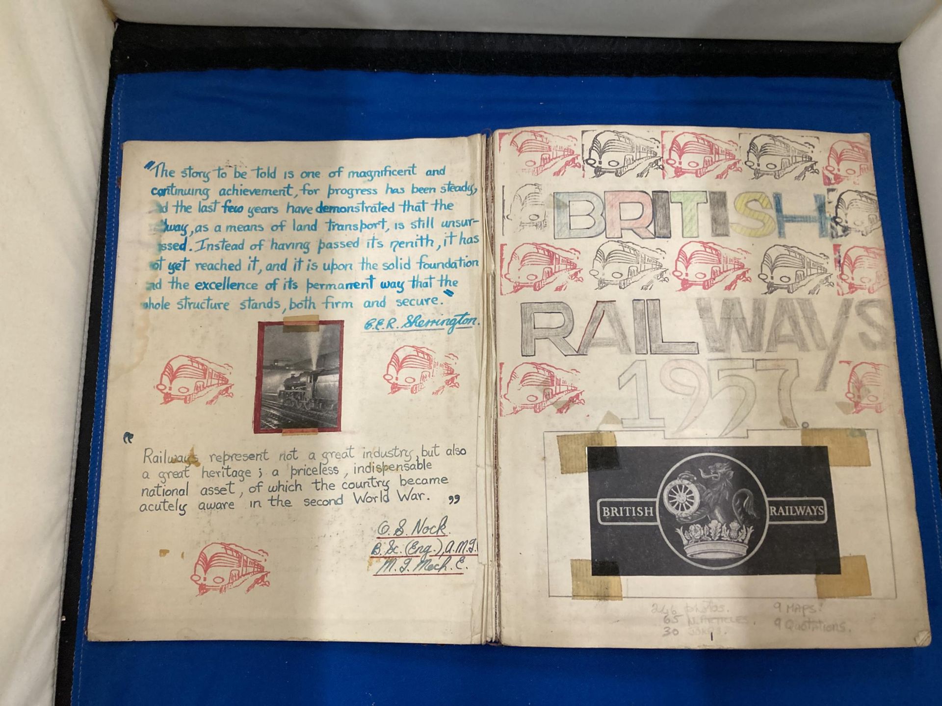 A 1957 BRITISH RAIL TRAINSPOTTERS RECORD BOOK - Image 2 of 9