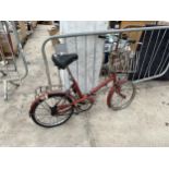 A RETRO LADIES SHOPPER BIKE WITH BASKET