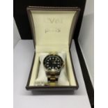 A L'VEL PARIS WRIST WATCH SEEN WORKING BUT NO WARRANTY