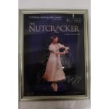 A FRAMED 'NUTCRACKER' BALLET PRINT, 34CM X 45CM