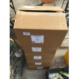 FIVE BOXES OF NEW WHITE ENVELOPES (500 PER BOX)