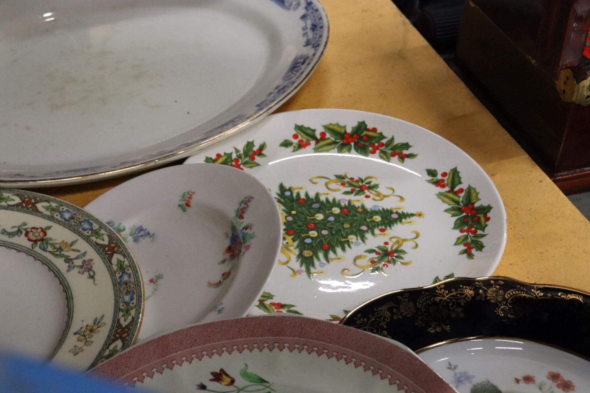 A LARGE QUANTITY OF VINTAGE PLATES TO INCLUDE DOULTON, ADAMS, ETC, - APPROX 16 IN TOTAL - Image 10 of 10