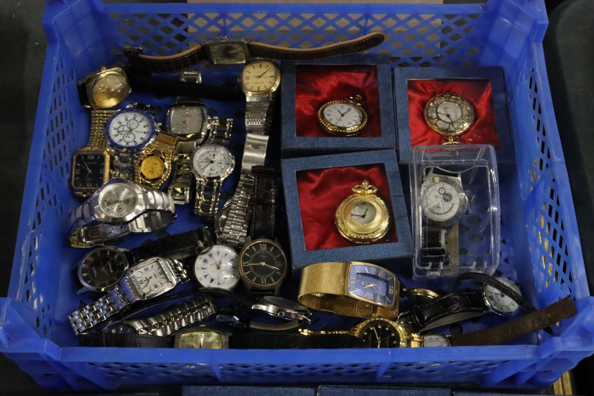 A LARGE QUANTITY OF WRISTWATCHES AND MODERN POCKET WATCHES, SOME BOXED, TO INCLUDE CHRISTIN LARS ' - Image 2 of 12