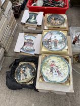 A LARGE QUANTITY OF ORIENTAL COLLECTORS PLATES MOSTLY WITH BOXES AND CERTIFICATES