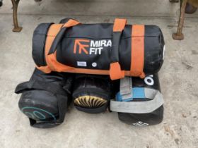 FOUR EXCERISE WEIGHT BAGS