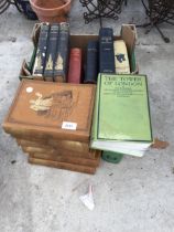 AN ASSORTMENT OF VINTAGE HARDBACK BOOKS