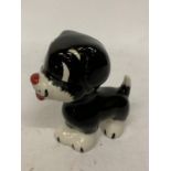 A LORNA BAILEY HAND PAINTED AND SIGNED BENGO DOG