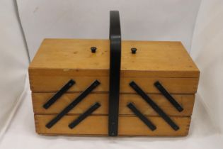 A CANTILEVER SEWING BOX