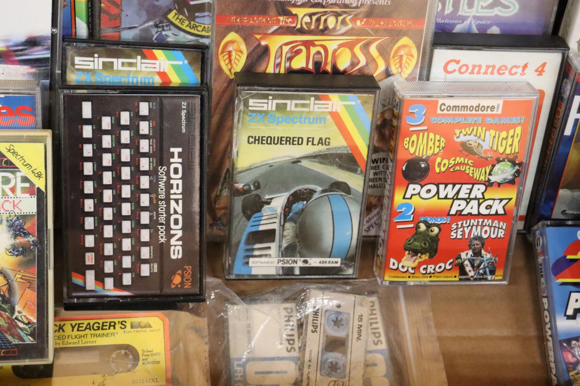 A LARGE QUANTITY OF COMPUTER GAMES TO INCLUDE SINCLAIR ZX SPECTRUM, COMMODORE 64/128. ETC., - Image 4 of 10