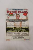 AN ORIGINAL MICHAEL BRODIE BOXING POSTER