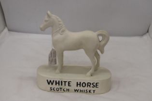 A KELSBORO WARE WHITE HORSE SCOTCH WHISKEY ADVERTISEMENT (A/F)