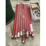 NINE HILTI CORE DRILLING EXTENSION POLES