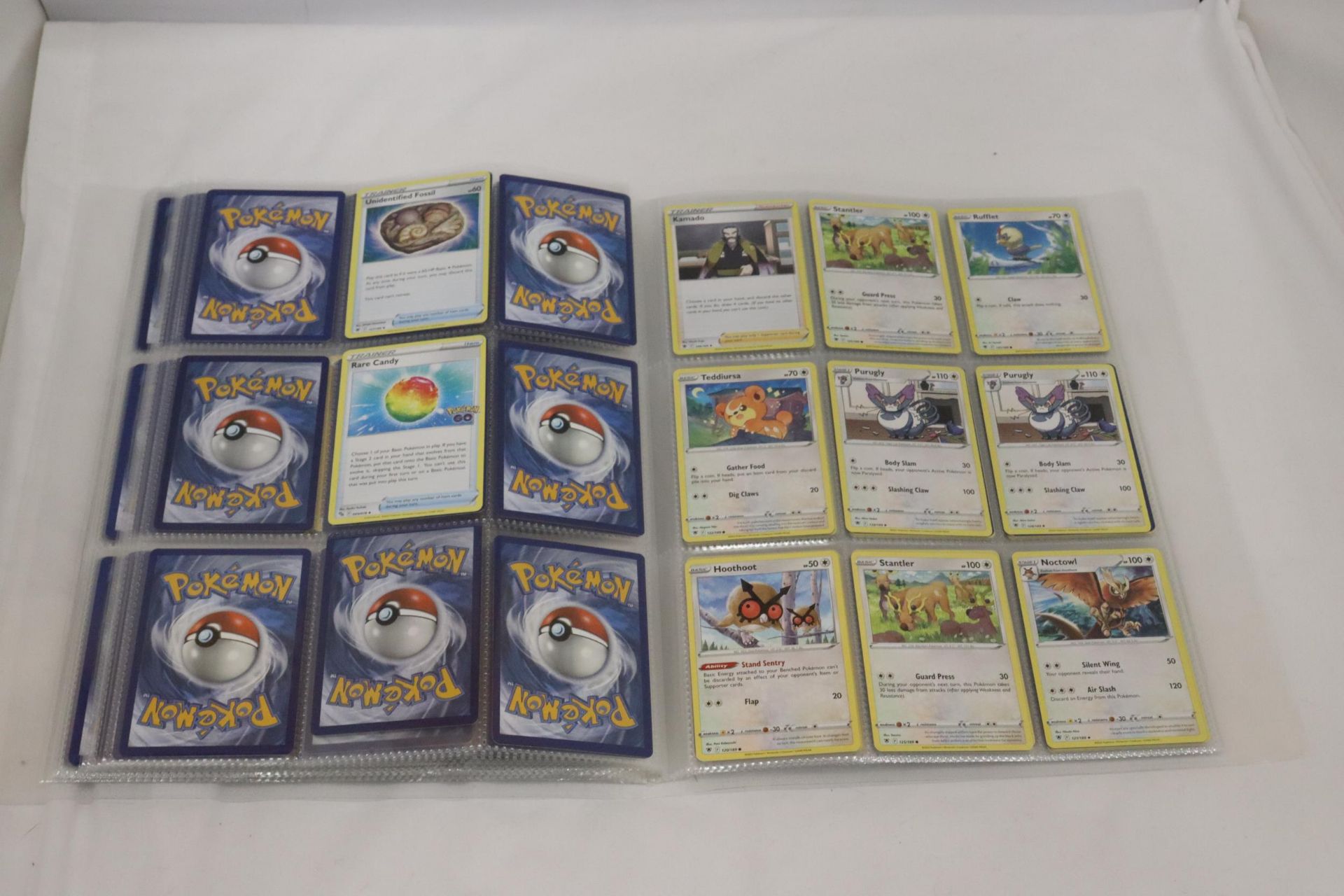 A PROTECTIVE TRADING CARD BINDER FULL OF POKEMON CARDS, INCLUDING SHINIES - Image 3 of 5