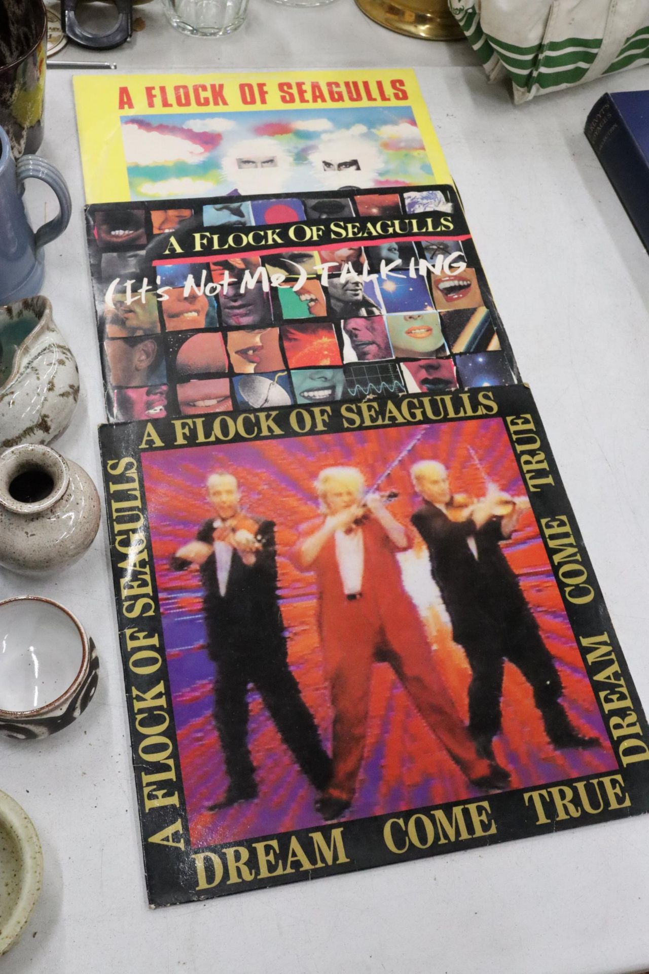 THREE A FLOCK OF SEAGULLS VINYL RECORDS, 1 ALBUM AND 2 12 INCH VINYL - Image 2 of 5