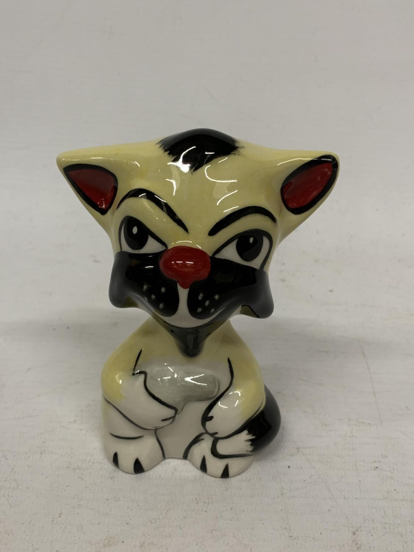 A LORNA BAILEY HAND PAINTED AND SIGNED MAKE MY DAY CAT