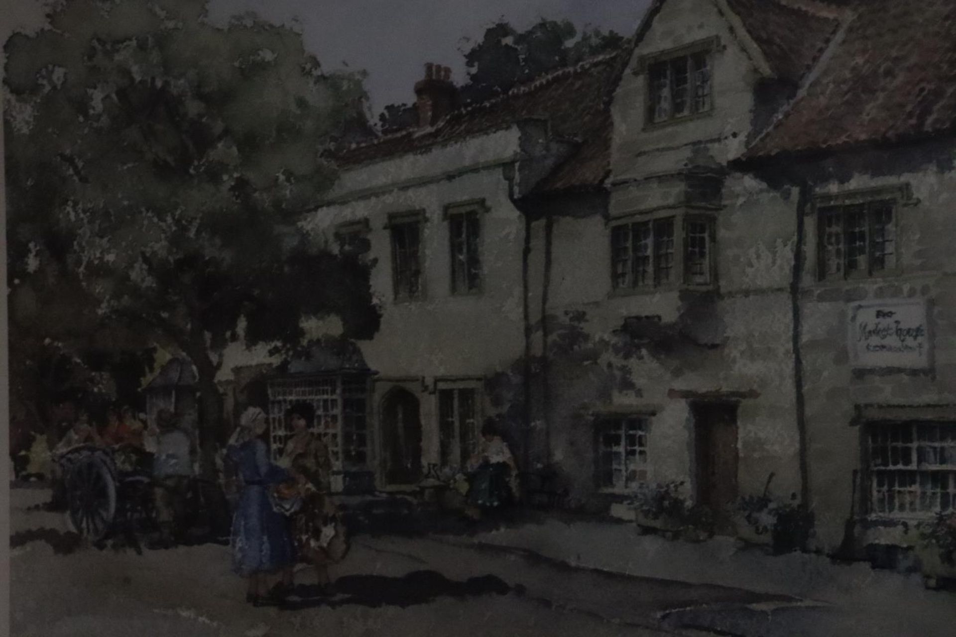 A FRAMED PRINT OF THE MARKET HOUSE BY E R STURGEON - Bild 3 aus 3