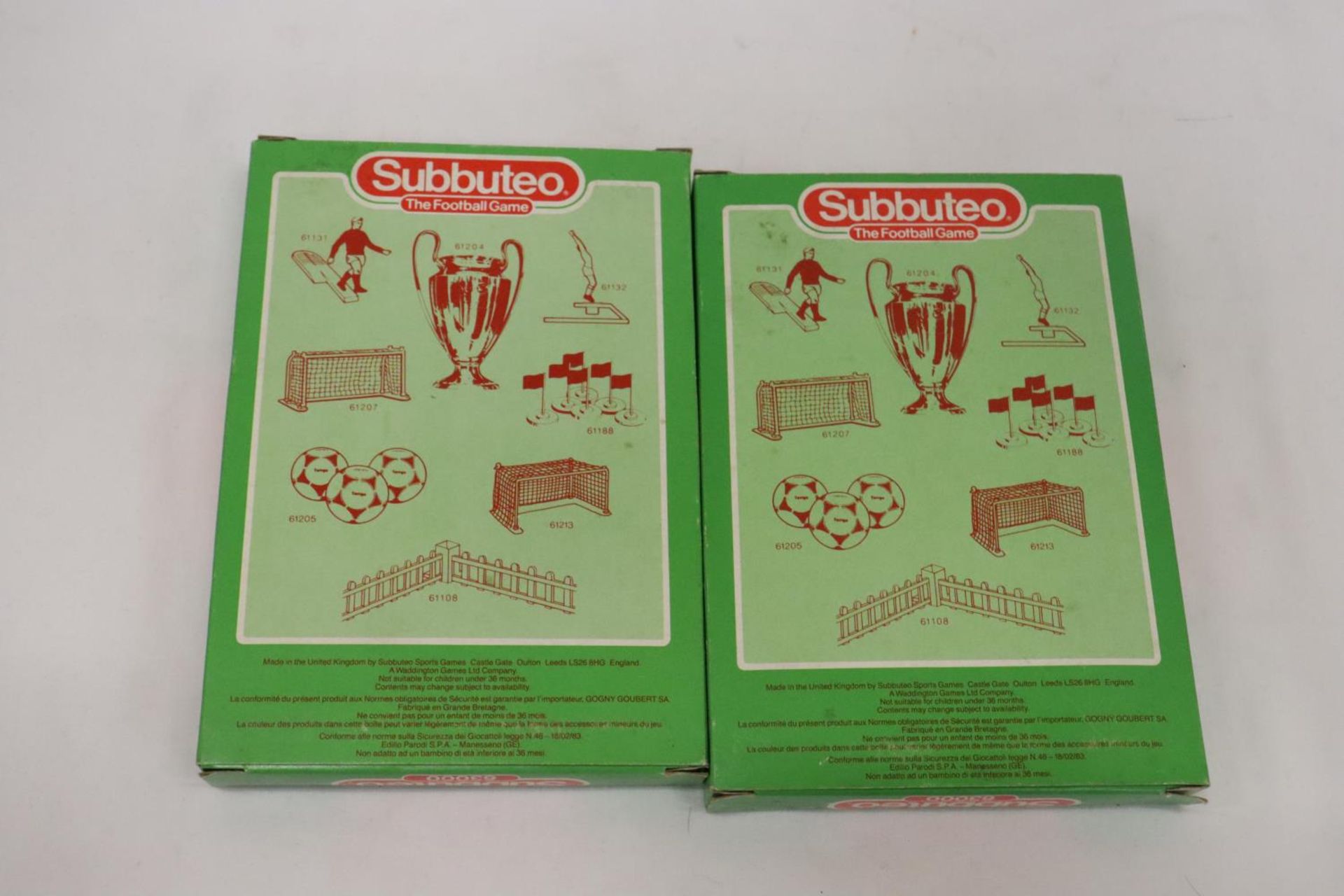 TWO BOXED VINTAGE SUBBUTEO TEAMS 654 SPURS AND 642 ARSENAL - Image 5 of 5