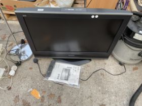 A PANASONIC VIERA 32" TELEVISION WITH REMOTE CONTROL BELIEVED IN WORKING ORDER BUT NO WARRANTY