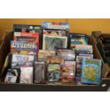 A LARGE QUANTITY OF COMPUTER GAMES TO INCLUDE SINCLAIR ZX SPECTRUM, COMMODORE 64/128. ETC.,