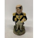A BAIRSTOW POTTERY WINSTON CHURCHILL FIGURE "FIRST SEA LORD" - LIMITED EDITION NO. 16