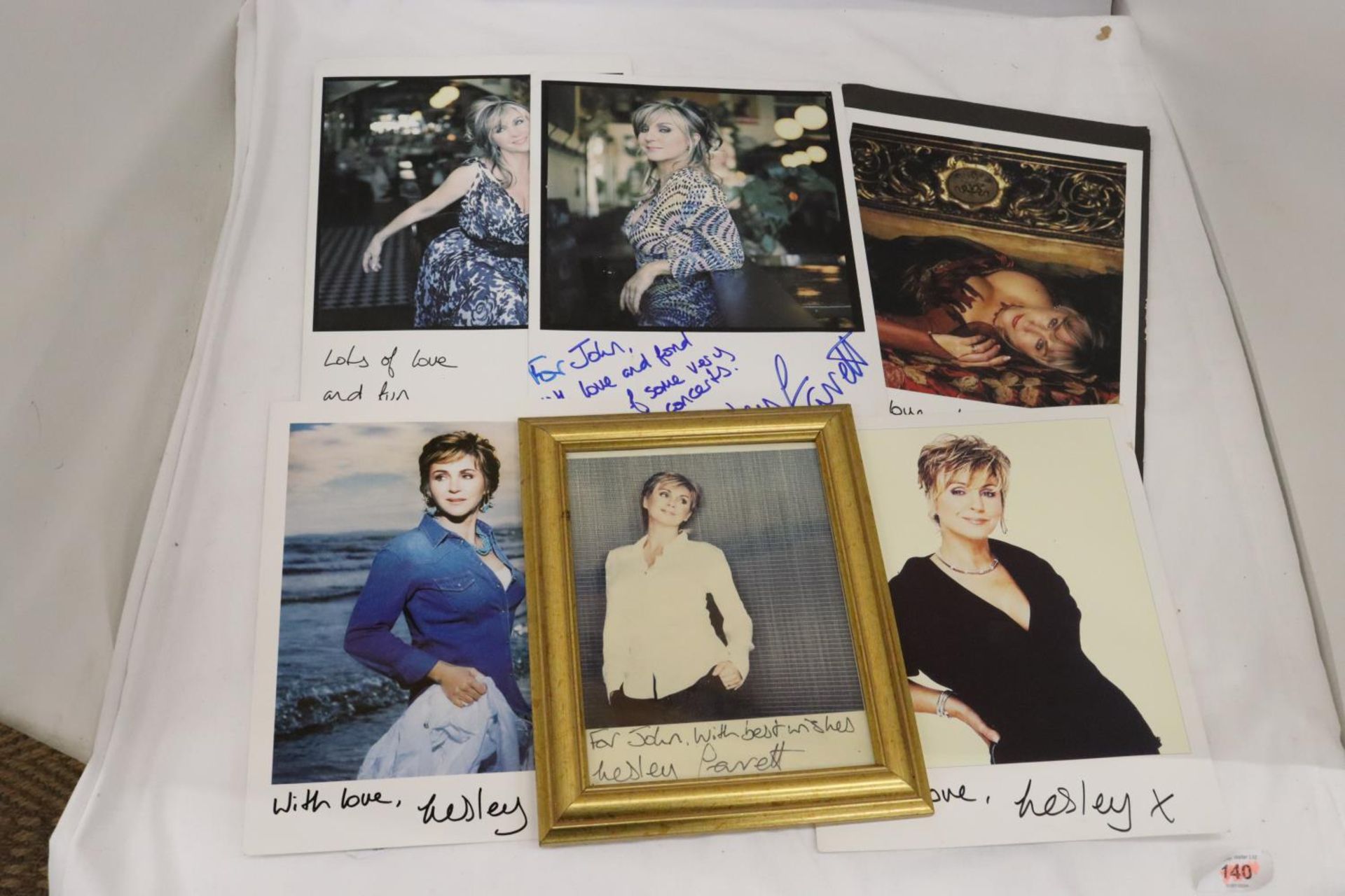 A COLLECTION OF LESLEY GARRETT SIGNED PHOTOS, ONE FRAMED - Image 3 of 5