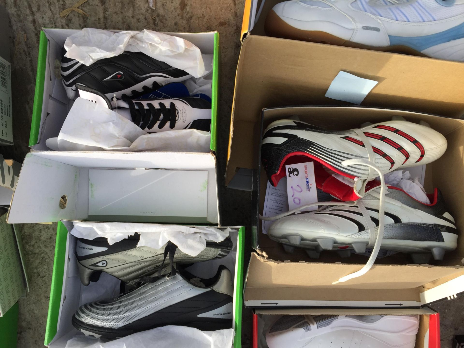 TEN PAIRS OF AS NEW AND BOXED SPORTS BOOTS AND TRAINERS - Image 3 of 4