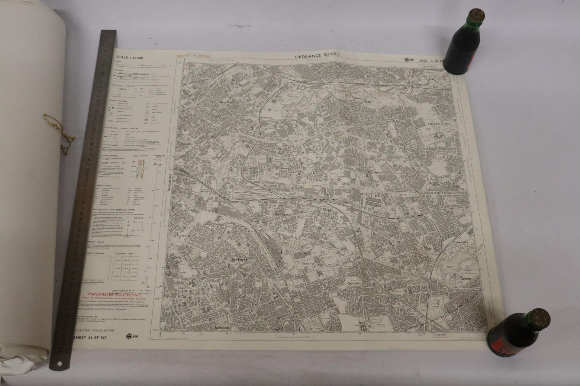 A LARGE QUANTITY OF ORDNANCE SURVEY MAPS TO INCLUDE GREATER MANCHESTER COUNTY, CHESTER, CHESHIRE, - Image 8 of 11