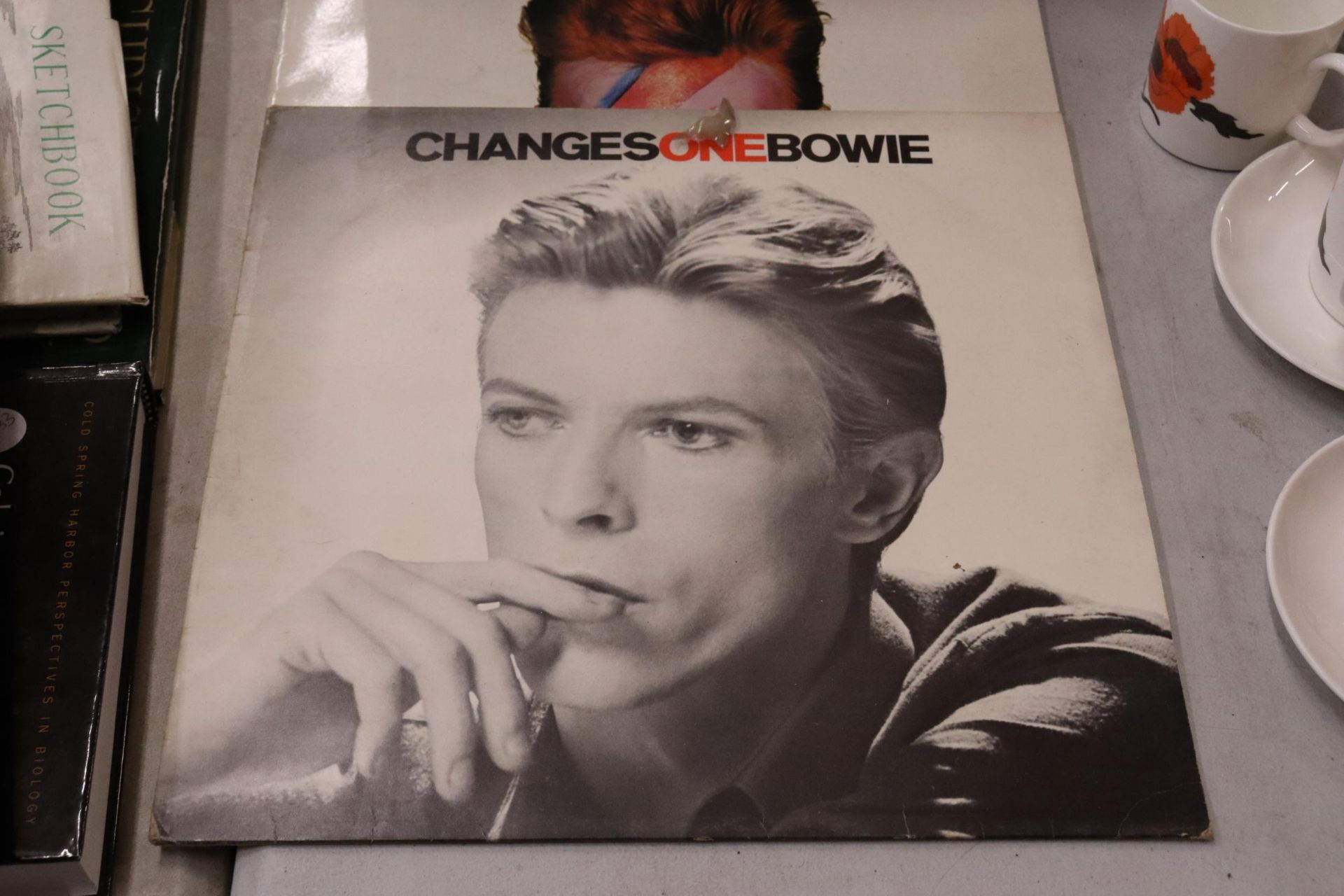 THREE DAVID BOWIE VINYL LP RECORDS TO INCLUDE DIAMOND DOGS, CHANGES ONE BOWIE AND ALADDIN SANE - Bild 4 aus 5