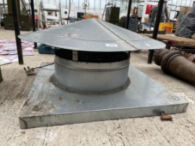 A GALVANISED ROOF VENT