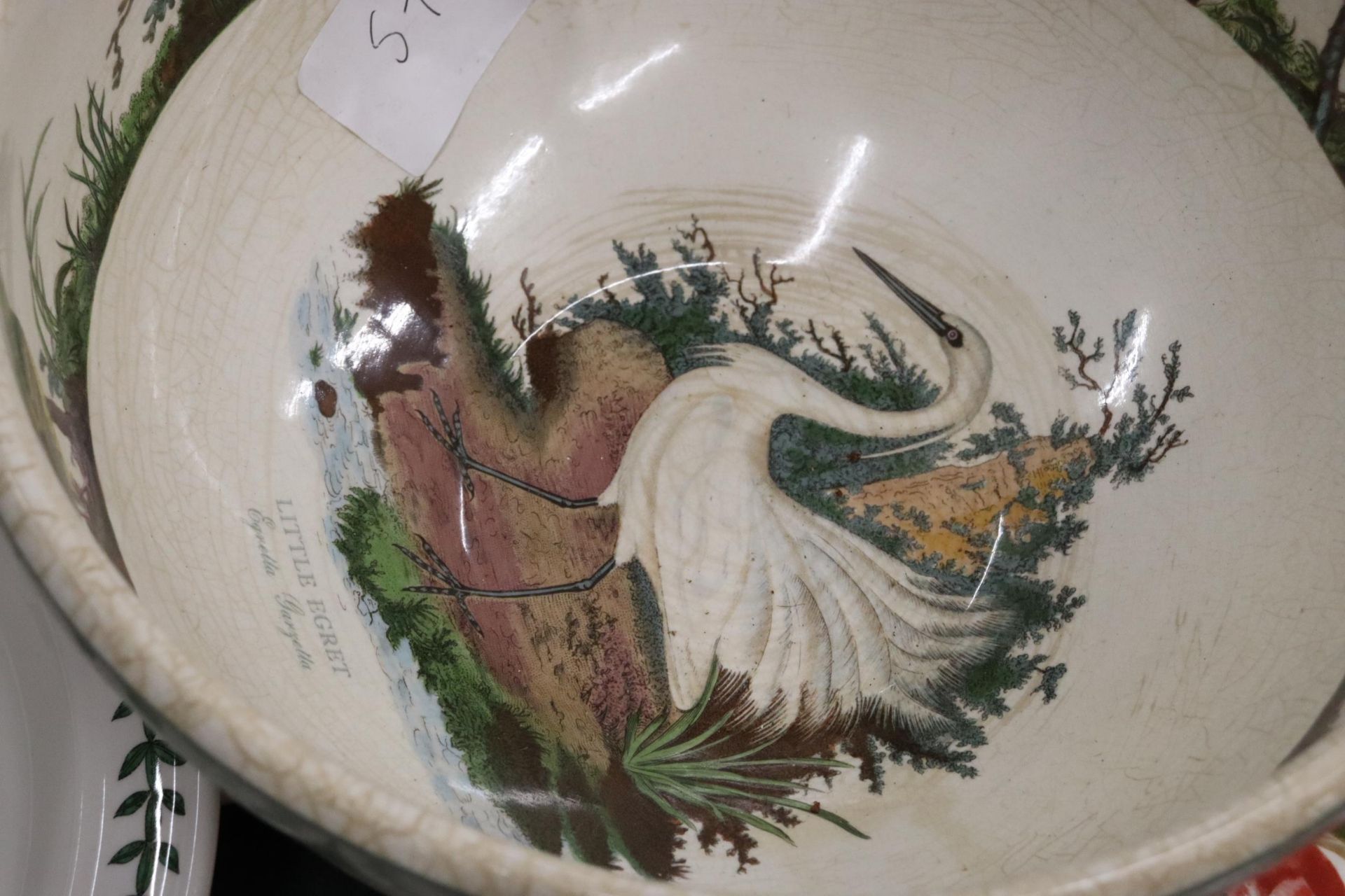 A QUANTITY OF PORTMEIRION TO INCLUDE EIGHT LARGE PLATES AND A LARGE 'BIRDS OF BRITAIN' BOWL, - Image 5 of 6