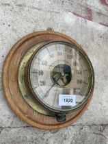 A VINTAGE BRASS MATHER AND PLATT AUTOMATIC SPRINKLER GUAGE