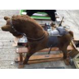 A PLUSH MAMS AND PAPAS CHILDS ROCKING HORSE